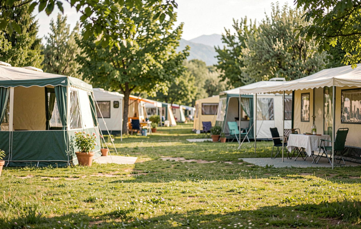 campeggio per stagione